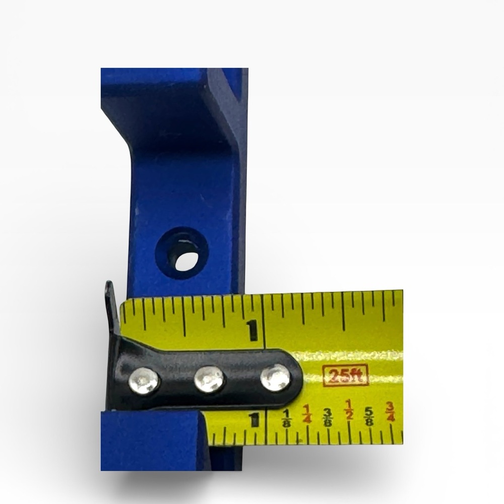 Two Wall Rack Hooks Blue Cast Iron - Picture 12 of 16